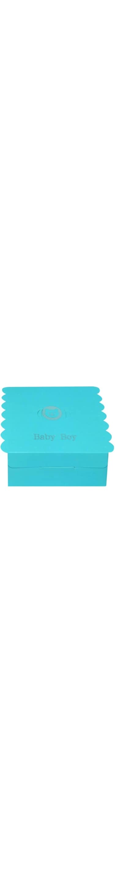 Candy Box Set with Ribbon 12pcs In Pkt in Pink &amp; Blue Colors Perfect for Treats Favors and Gifts Perfect for Parties Baby Showers Birthdays and Special Occasions (Blue)