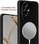Slim Fit Protective Back Cover Case for Honor 200 Pro 5G, Ultra Matte Finish, Camera Protection Bump, Soft Silicone, Black