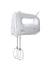 Braun MultiMix 1 Hand Mixer for Whipping and Dough Kneading, FastMix Technology, 4 Speeds + Turbo, 450 Watts, Stainless Steel Beaters HM 1100 - White