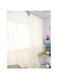 L&amp;TEC Window Beige Sheer Curtains 48 Inches Width 63 Inches Long 2 Panels Sheer Curtains Clear Curtains Basic Rod Pocket Panel for Home/Living Room/Bedroom/Kids Room