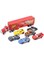 Limos Cars Toy Set for Kids 7-Pieces, Red
