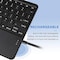 Muzz Xiaomi Mi Pad 5/5 Pro Leather Stand Case Cover with Detachable Wireless Keyboard, 11 Inch, for Mi Pad 5 Pro Arabic and English (Xiaomi Mi Pad 5/5 Pro)