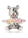 Metal Bear Tray Statue Tray Storage Entrance Key Holder Candy Jewelry Earrings Tray Suitable for Home Decor Modern Art Dining Table Decor Office Small Object Storage Tray, Silver