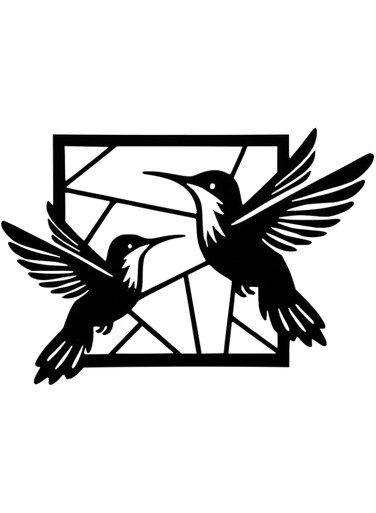 RIGID Metal Bird Wall Art 2