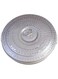 SAQOWARE Alsaqer Aluminium Kubbos Dabba  Traditional Arabic Bread Box  Regag Storage   Arabic Bread Storage 16-Inch Diameter