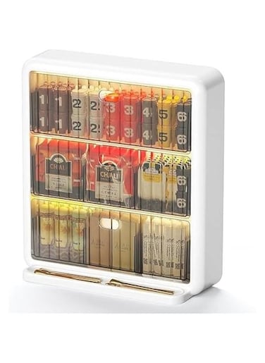 Coffee Capsules Organizer, Wall Mounted Coffee Pod Holder, Vertical Capsule Coffee Rack, K-cup Coffee Pod Storage for Coffee Station, Office, Break Room, Bathroom and Home (3 layers)