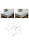 Straps Bed Sheet Holder Straps, Fitted Sheet Clips Adjustable Elastic Crisscross Suspenders Bedding Accessories Bed Sheet Fasteners for Corners, Fit Round and Square Mattresses