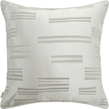 Cushion Set (With Filler) Nolan Laurent Pillow Knot Home Cover Case with Fillers for Modern Sofa Contemporary Living Room Bedroom and Office Soft Filling Washable