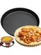 CharmCollection Tart Pans, Non-sticks Quiche Tart Pan, 9 Inches Removable Loose Bottom Tart Pie, Round Tart Pie Pan, Pie Tart Baking Dish Pan, Non-Stick Tart Pan for Kitchen Cooking Baking 2 Pack