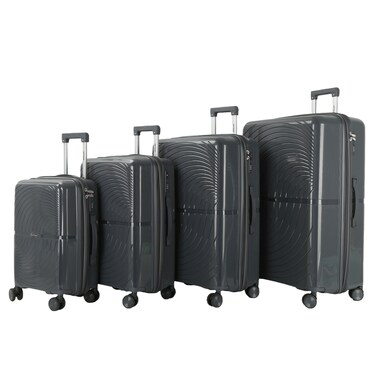 VIPTOUR Luggage Set of 4 PCS PP Softside Travel Luggage Bag With Expandable Zipper 20/24/28/32 Inches