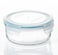 MCCB-072 Glass Container 720ml Round Food Storage Container Airtight BPA Free Microwave Safe