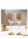 CORAL 6 Pcs Glasses Champagne Glasses Elegant Designed Hand Blown Lead Free Cups 200ml