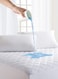 Extra Deep Quilted Mattress Bed Protector Topper Fitted Cover 150X200+25Cm