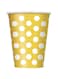 Unique Yellow Polka Dot Cup 6-Pieces, 354 ml Capacity