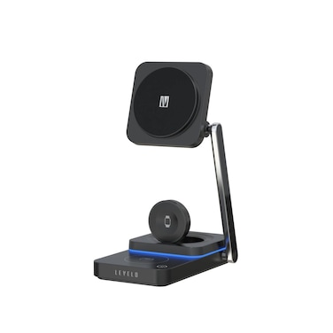 Levelo Aurora 3-in-1 Wireless Charger with MagSafe, 15W Fast Qi &amp; Foldable Design