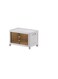 Single Layer Multi-Functional Foldable Storage Cabinet with Doors and Wheels (63L)