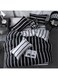 6-Piece Premium Quality Long Lasting Super Soft Light Weight Queen Size Bedding Set Black/White 200x230cm