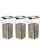3 PCS of Different Size Kitchen Transparent Plastic Storage Jar Set 1800ml