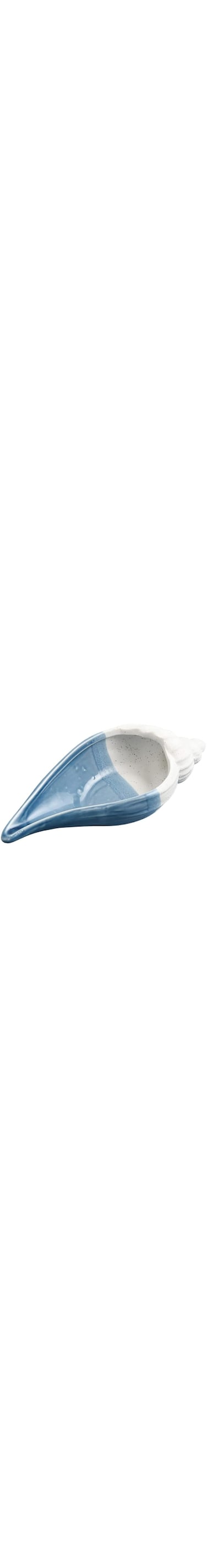 Linfye Conch Jewelry Dish Tray - Ceramic Ring Holder, Trinket Tray, Ocean Style Storage for Earrings and Candy - Table Decoration Supplies
