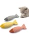 Coodipet Cat Catnip Toys Fish - Cat Nip Kicker Toy for Indoor Cats, Squeak Interactive Toys for All Breeds Kitten, 3 Pcs Plush Pillows Soft and Durable for Pet Teething, Chewing, Playing