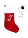 infleesh 20 Inches Monogrammed Christmas Stockings with Letters,Super Soft Christmas Stockings Large Monogram Stockings Red Letter Stockings for Christmas Holiday Xmas Gift&hellip;