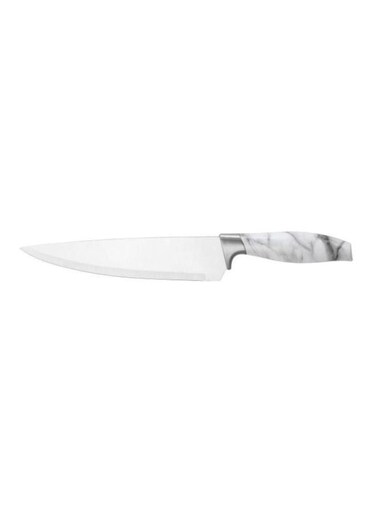 Chef Knife Extra Sharp Ss Blade With Marble Designed Handle Multicolor 8inch