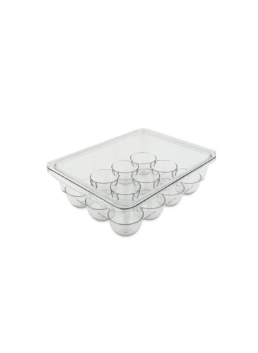 Transparent Plastic Egg storage Container with Lid To Organize the Kitchen