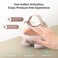 Scalp Massager Rechargeable Head Massager Scalp Stress Relax, 5 in 1 Waterproof Handheld Hair Scratcher with 8 Removable Massage Claws Cat Massager Gift
