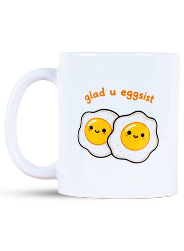the Love Glad You Eggsist - Drinking Mug