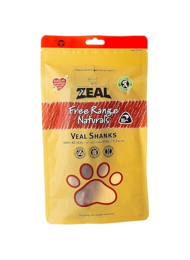 KIWI Zeal Free Range Natural Veal Shanks Dog Treats 150g