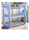 3 Layer Dish Drying Stand Dish Rack with Drain Tray Bowl Storage Rack Plate Organizer Utensil Holder Dish Driner for Kitchen Countertop (B)