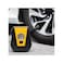Portable 12V Car Air Compressor Tire Inflator Pump with Analog Pressure Gauge and Power Cable