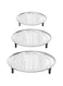 SYOSI Steamer Rack, 3 Pcs Stainless Steel Steamer Pan Baking Cooling Rack Trivet Stand Kitchen Food Steaming Pans Steamer Basket for Dim Sum Dumpling (Silver)