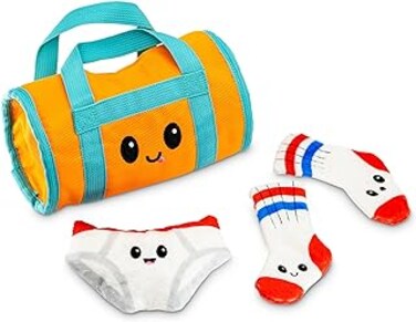 Pet Craft Supply Hide&amp;Seek Plush Dog Toys Crinkle Squeaky Interactive Burrow Activity Puzzle Chew Fetch Treat Hiding Brain Stimulating Cute Funny Toy Bundle Pk for Small&amp;Medium Dogs Puppies,4Piece Set