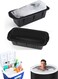 Large Ice Block Mold, 2Pcs Large Ice Molds for Ice Bath,Silicone Ice Cube Molds Reusable Silicone Big Ice Tray for Cold Plunge Or Coolers
