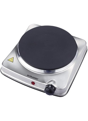 Sonashi Single Electric Hot Plate - Silver, SHP 610S