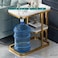 Home Side Tables for Small Spaces, Couch Arm Tray Table for Living Room, Bed, Sofa. End Table Anti-Rust waterproof End Table Anti-Rust waterproof (white gold)