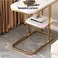 Home Side Tables for Small Spaces, Couch Arm Tray Table for Living Room, Bed, Sofa. End Table Anti-Rust waterproof End Table Anti-Rust waterproof (white gold)