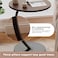 Sofa Side Table, Bedside End Table, C Shaped End Table, Laptop Coffee and Snack Side Tables, Home Side Tables for Small Spaces, Minimalist Small Side Table
Brown