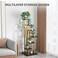 Metal Flower Plan Shelf Indoor Decoration Multi-Layer Shelf 6 Pots Holder Decoration for Wedding Home Plants Stand Rack-