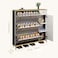 Modern Ultra Thin Shoe Cabinet - Entrance Shoe Rack Narrow with Accessory Drawer - Stylish Shoe Storage (grey)