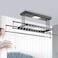 Generic Ceiling Clothes Drying Rack Electric, Indoor, Remote Control Lifting, For Home Balcony, Automatic Lift Ceiling-Mounted Airer Sky Over, Black