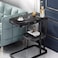 Generic Sofa Side Table, Safe Rounded Corner Design, Living Room Side Cabinet, End Table Anti-Rust Waterproof, Black