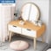 Generic Simple Dormitory Bedroom Dressers Apartment Flip Dressing Table Nordic Vanity Hotel Home Furniture Storage Tables With Drawer