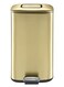 REGENT SERIES   Brushed Stainless Steel Finish   Soft-Closing   Fingerprint-Resistant   Pedal Trash &amp; Garbage Bin   Multiple Sizes ( 6 - 32 Liters ) &amp; Colors   20 Liters   Champagne Gold