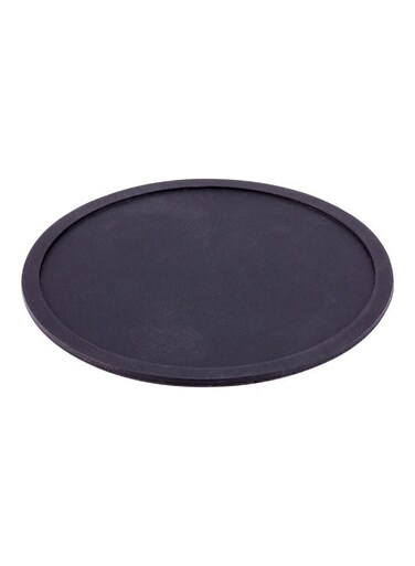 Drink Coasters, 6 No-slip Rubber Coasters - Durable, To Protect Wooden Tables, Desks, And Bars, Black Silicone Table Top Coasters, No More Water Rings, Dishwashable