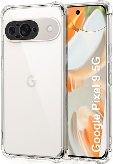 Case Compatible with Google Pixel 9 Case Cover with Camera Protection, Protective Shock Absorption Bumper soft Transparent Case For Google Pixel 9 5G 2024