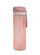 630ml Water Bottle- RF11934 Transparent Plastic Bottle with Flip flop Lid and Secure Lock Assorted Colour