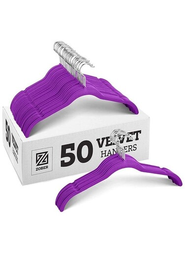 Non-Slip Velvet Shirt and Dress Hangers