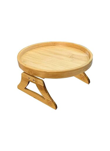 Sofa Arm Clip Table,Couch Arm Tray Table,Stable Sofa Arm Table for Eating and Drink Table,Home Clip On Tray Sofa Table for Wide Couches.
